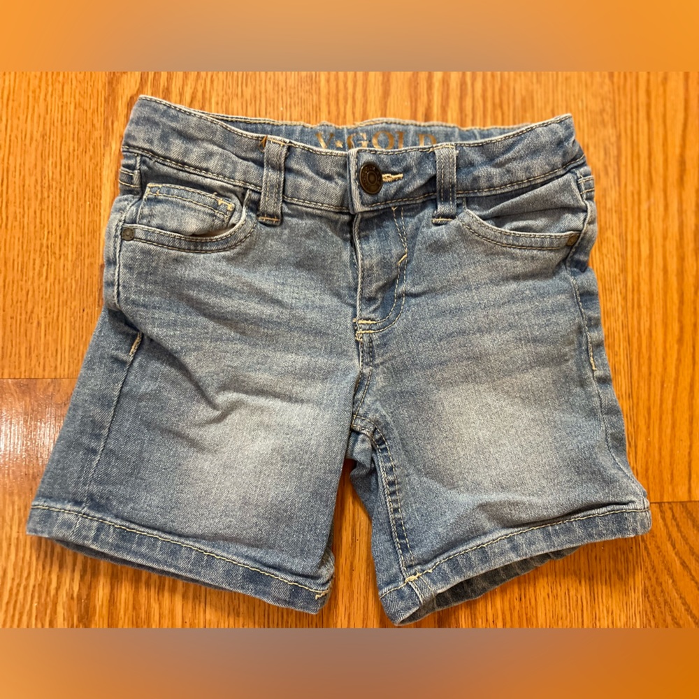 V Gold girls denim shorts 6x